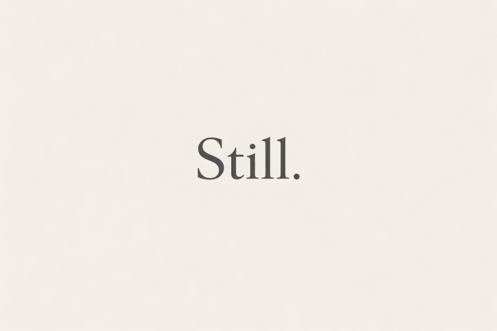 Still. Logo